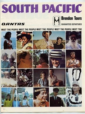 South Pacific Tours Booklet Qantas 1972-1973 Australian Airline 
