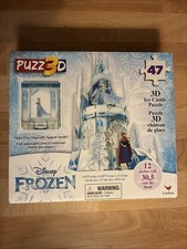 Disney Frozen Ice Castle 3D Puzzle 47 Pieces 12 Inches Tall NEW