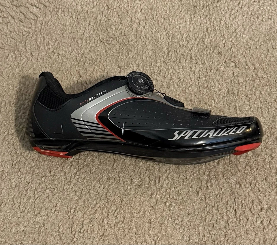 Zapatos de carretera de ciclismo Specialized Comp para hombre EE. UU. 11,5, UE 45, negros Foto 2 de 3