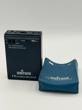 Vintage Unitech IS-114 PLL Synthesized FM Stereo Receiver Radio w/ Case Tested