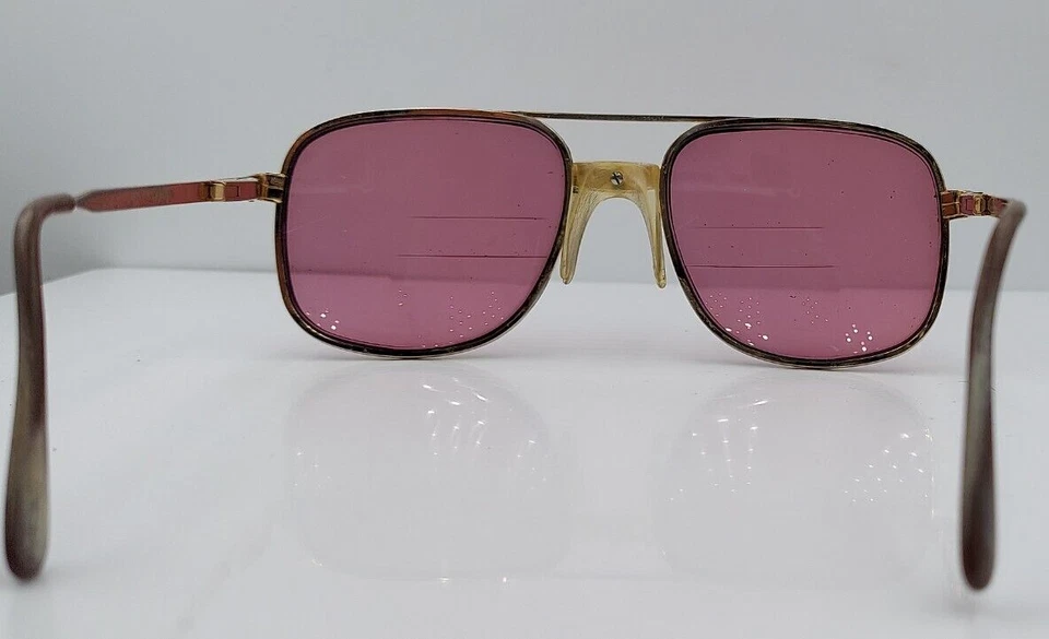 Gafas de sol vintage Ao Safety doradas piloto de metal SOLO MARCOS EE. UU. Foto 4 de 4