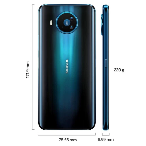 Original entsperrt Nokia 8.3 5G WIFI 128GB DUAL SIM 64MP 6,81" LCD Smartphone A+ - Bild 3 von 11