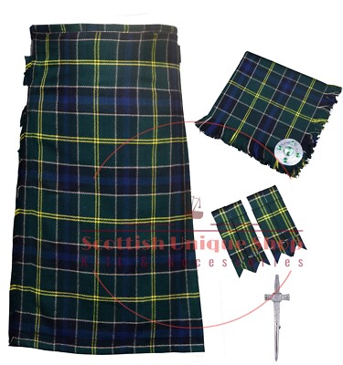 US ARMY Tartan Yard kilt Highland Scottish Traditional Men's kilt