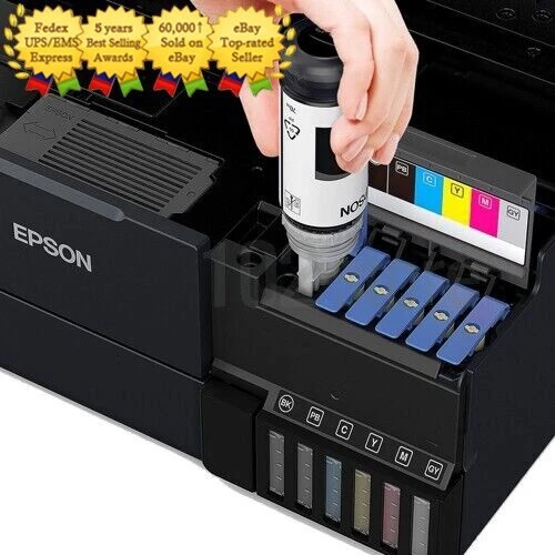 Epson EcoTank L8050 Compact Photo Printer Fast 6 Colors A4 size No Tariff In US - Image 3 of 3