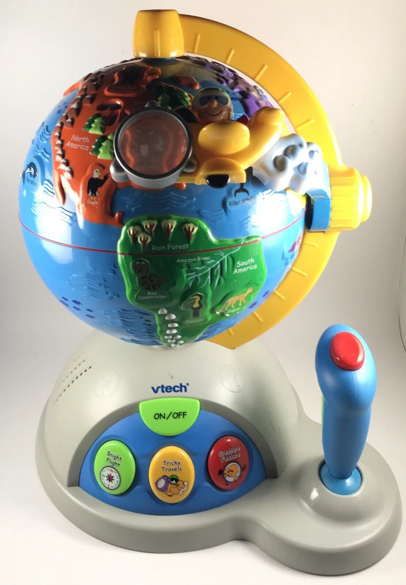 VTech Fly & Discover Talking WORLD GLOBE Interactive Educational Joystick