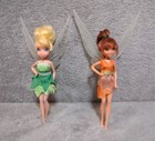 Jakks Disney Fairies Tinker Bell & Fawn Lost Treasure Figurines Rare 