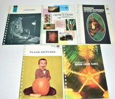 Lot of 5 Vintage KODAK Photo Techniques Information Books - Filters 35mm Etc.