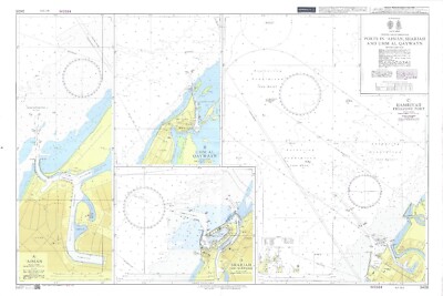 Admiralty 3405 UAE Ports In Ajman Sharjah And Umm Al Qaywayn Chart Map Maritime