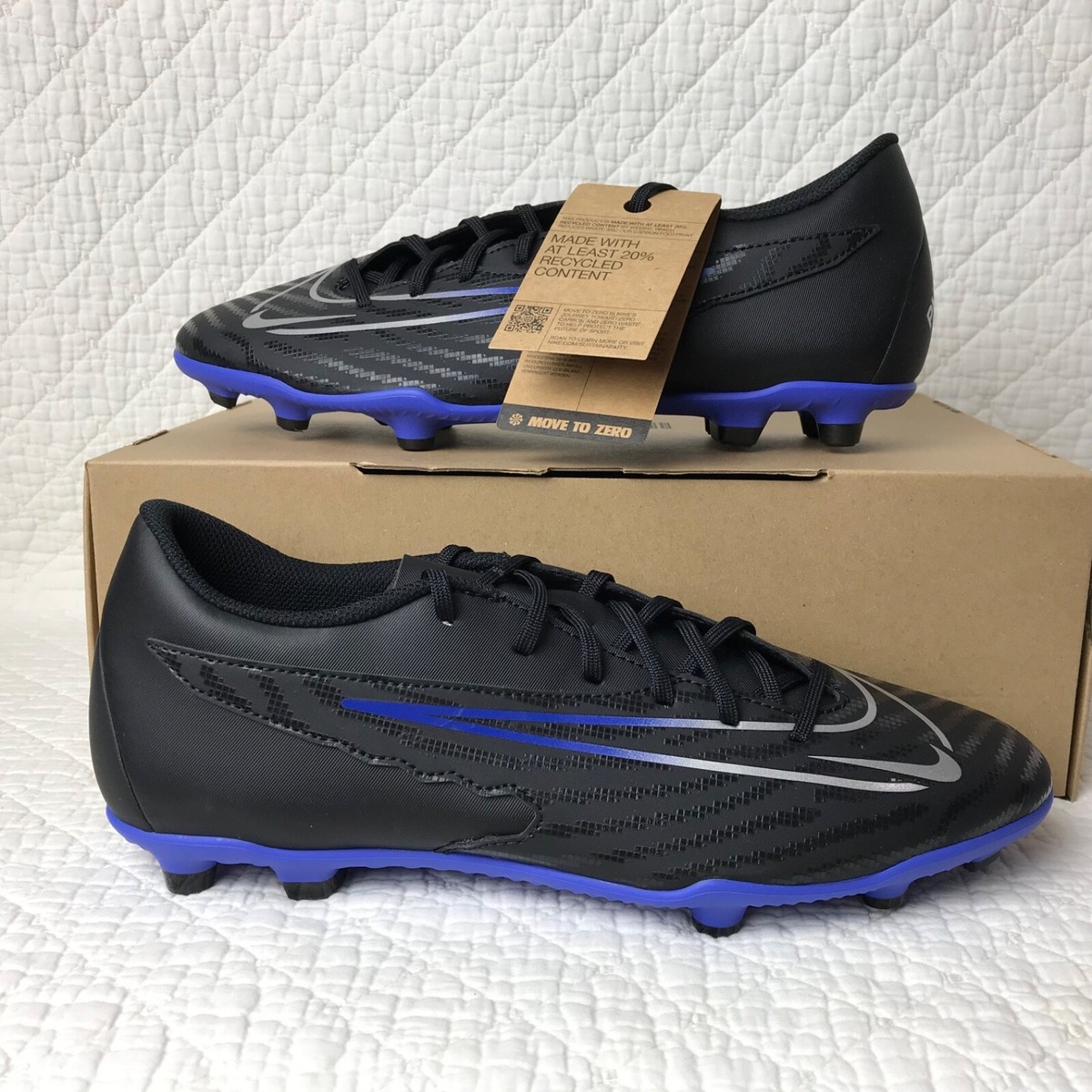 Nike Phantom GX Club FG/MG Soccer Cleats Men's SZ 11 Black DD9483