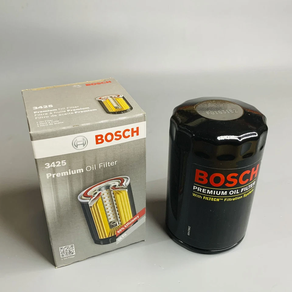 Juego de 6 filtros de aceite bosch originales para Dodge Dakota Ford F-150 Jaguar tipo S Foto 3 de 4