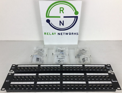 LOT OF 2  CablesToGo Keystone/Multimedia 24 and 48 RJ45 Patch Panels