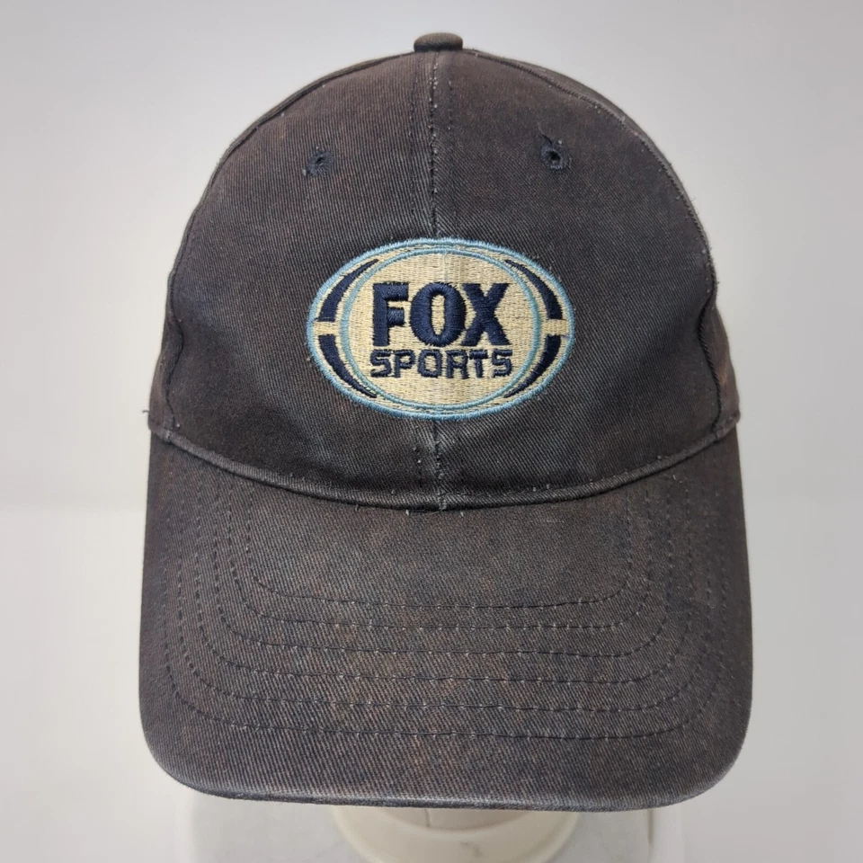 Sombrero Fox Sports con tirantes azul talla única ajustable bordado 6 paneles Foto 2 de 4