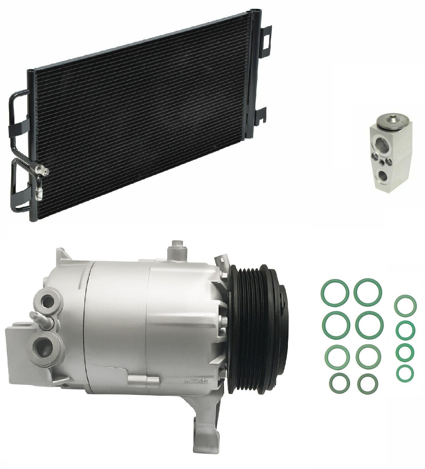 Reman RYC AC Compressor Kit W/ Condenser FA10A Fits Volkswagen - Foto 2