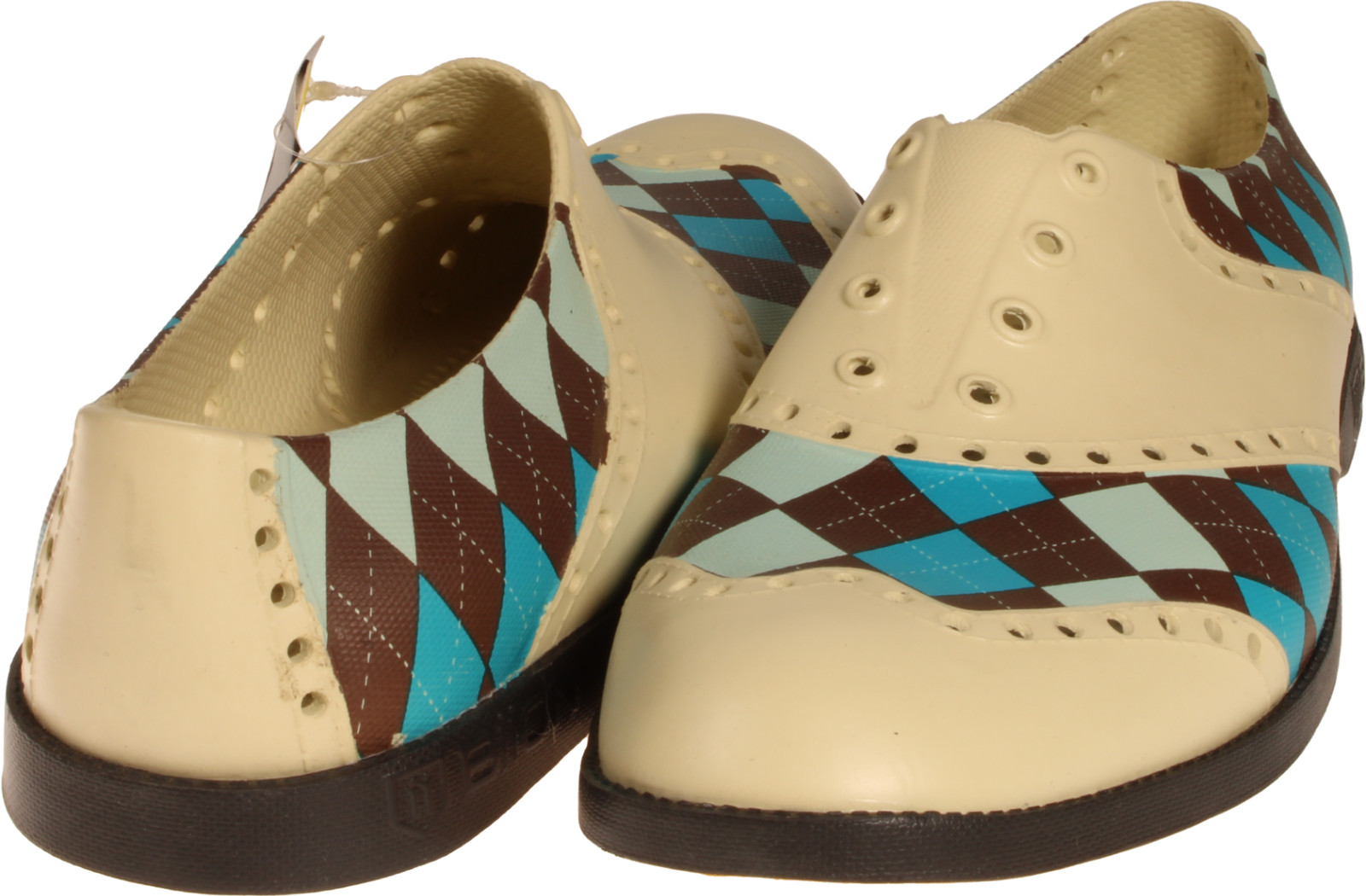 Biion Oxford Unisex Golf Shoe Argyle Pattern US Womens 6 US 