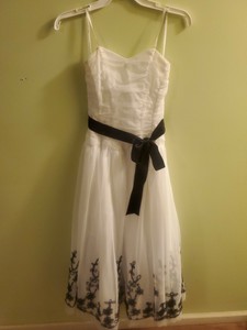 strapless white slip dress