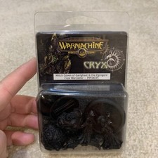 Warmachine Cryx Witch Coven Garlghast & Egrogore Warcaster Game Figures 34035