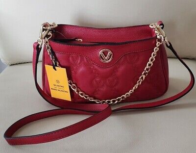Valentino Rose Monog. Matelasse Logo Embossed Leather Valentino Rose Monog. Matelasse Logo Embossed Leather