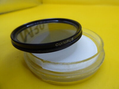 Original OLYMPUS MARKE 49mm POLARISATOR OPTISCHER GLASFILTER mit GEHÄUSE pol sehr guter Zustand