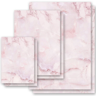 Motiv-Briefpapier MARMOR MAGENTA