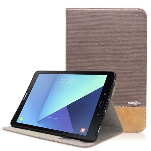 Slim Stand Leather Folding Folio Case For Samsung Galaxy Tab S3 T820 T825 9.7 in - Picture 10 of 17