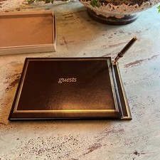 guest book and pen set wedding or any event guestbook