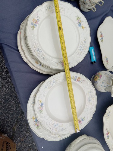37 pz. Set fiori Rosenthal, Selb Germania Sanssouci Cina cerchio verde teiera - Foto 6 di 19