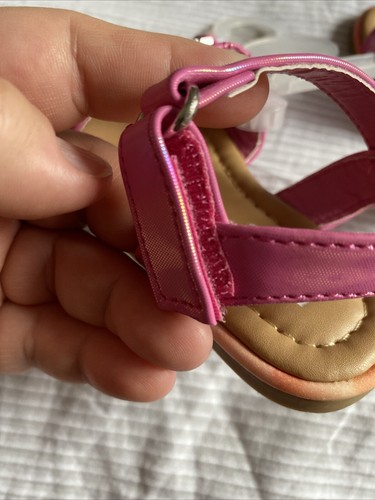 Sandalo NEBE RAGAZZE rosa iridescente strass brevettato logo cinturino alla caviglia bambino 7 - Foto 15 di 24