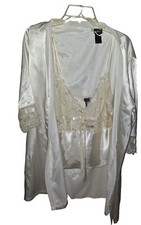 Secret Treasures sleepwear Ivory And Lace Never Worn Cami Set And Robe No Sash