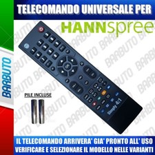 TELECOMANDO UNIVERSALE HANNSPREE CLICCA IL TUO MODELLO LO RICEVERAI GIA PRONTO