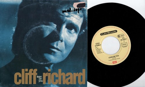 Cliff Richard - lean on you (1989) - 7" Si. in mint- !!