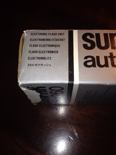 SUNPAK Auto 260 Cameral Flash w/Box-No manual-Electronic flash Unit - Picture 3 of 7