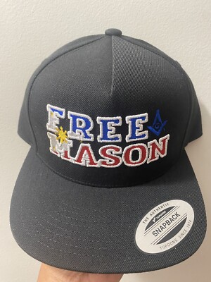 Freemason Hat  Philippine Flag   Snap Back Yupoong Cap