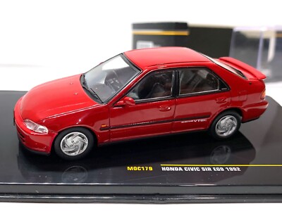 RARE RETIRED IXO HONDA CIVIC 1992 EG9 SIR RED LIMITED EDITION 1/43