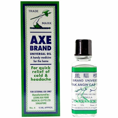 Axe Brand Universal Oil | Quick Fast Relief Cold and Headache 56ml