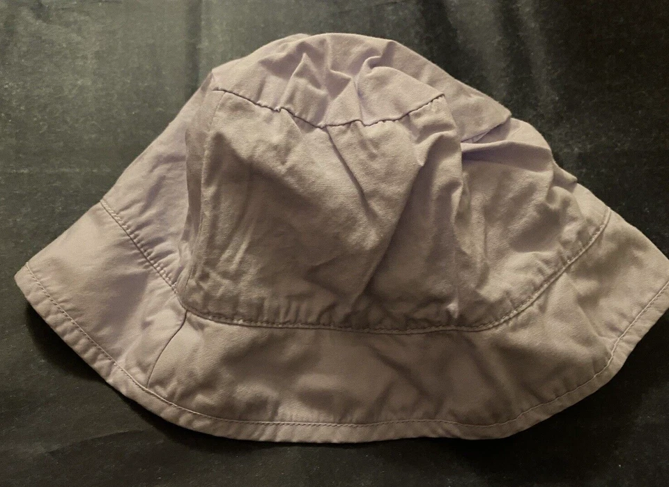 SOMBRERO Vintage Reversible Baby Gap Lavanda Sol Talla 2T con flores bordadas Foto 2 de 4