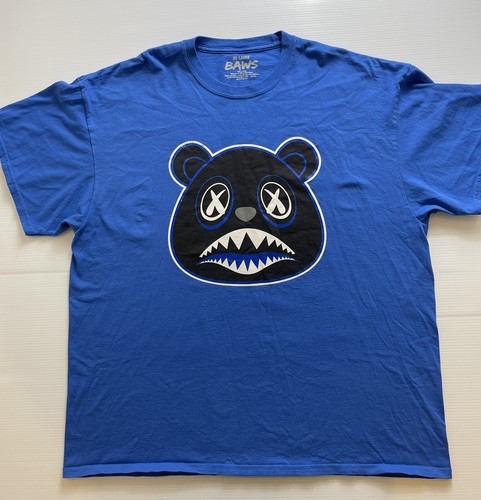 Baws Black Bear Blue T Shirt XXL | eBay