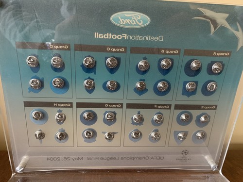 UEFA Champions league Final 2004 pins display anstecknadeln abzeichen - Bild 5 von 5