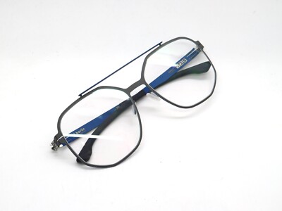 IC BERLIN Bradly H. Boulder Grey/Blue Authentic 56mm Eyeglasses