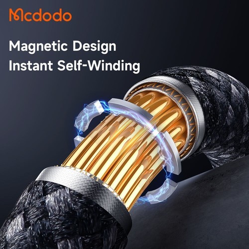 Mcdodo 3A USB Cable Magnetic Braided Fast Charging Cable Cord For iPhone 14 13 X - Picture 4 of 16