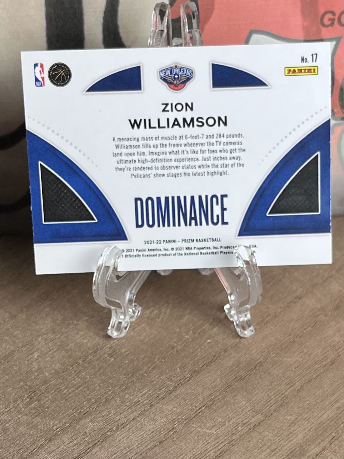 202122 Panini Prizm Dominance 17 Zion Williamson for sale online eBay