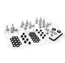 Motorcycle Fairing Bolts Kit Screws For Suzuki GSXR1000 2003-2004 Silver Round