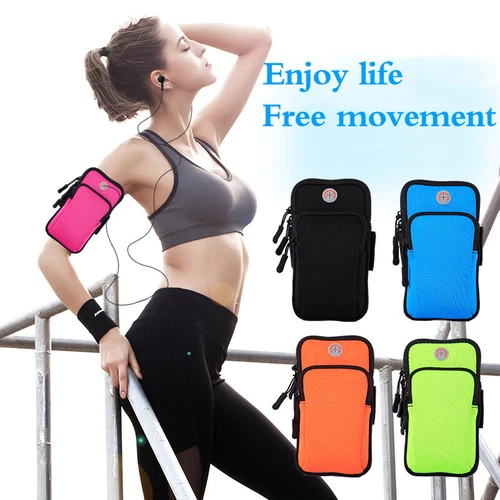 Armband Handy Halter Laufen Joggen Tasche Case Sport Gym Laufen Schlüsseltasche - Bild 3 von 21
