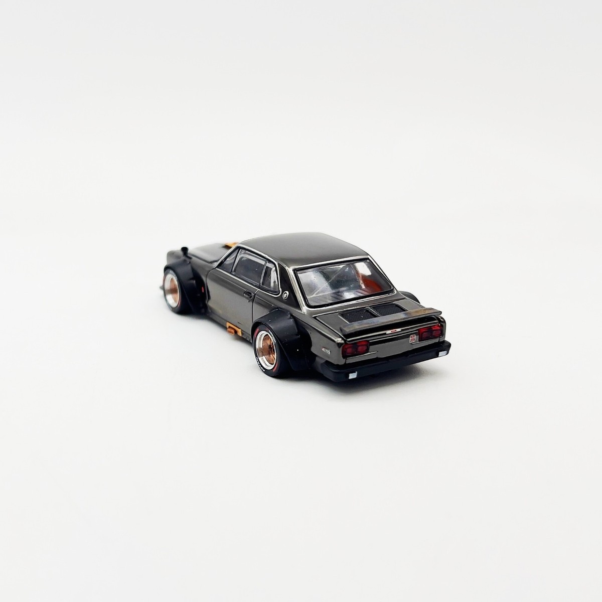 Pop Race 1:64 Nissan GT-R V8 Drift HAKOSUKA Dark Chrome PR64-97 | eBay