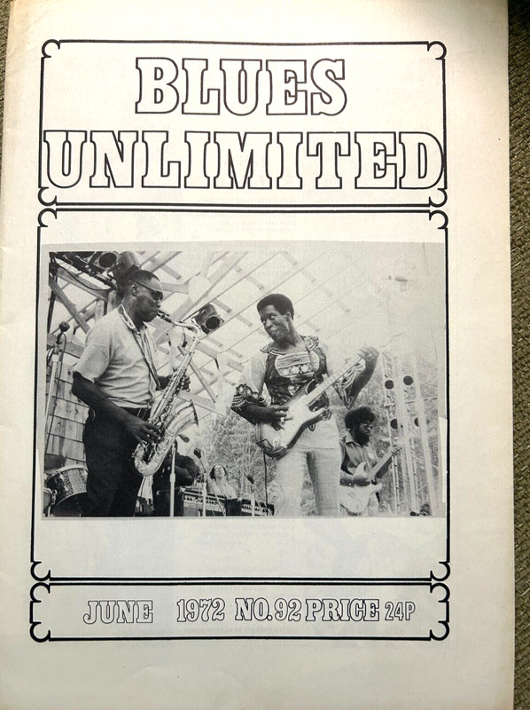 BLUES UNLIMITED MAGAZINE - JUNE 1972 - BUDDY GUY COVER FAST FREE SHIPPING