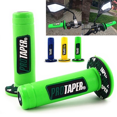 2pcs 7/8'' 1'' Motorcycle Handlebar Grips Hand Grip Rubber For OffRoad Dirt Bike