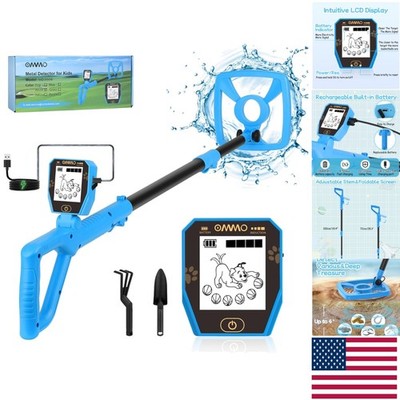 Interactive Kids Metal Detector with Waterproof Search Coil & Full Accessories