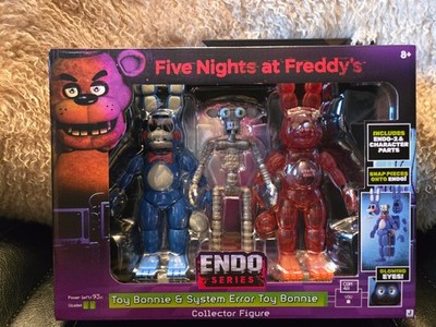 FNAF Five Nights At Freddy's Endo Series TOY & SYSTEM ERROR BONNIE set NEW
