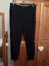 Next Ladies Linen Trousers 16 Petite