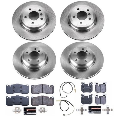 PowerStop Disc Brake Kit - Front and Rear - Fits BMW 135i 2011-2013, BMW 135is 2