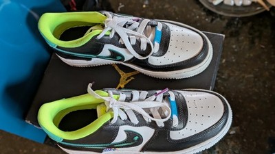 Nike Air Force 1 LV8 GS Graffiti Sneakers Shoes 5Y DX3349-100